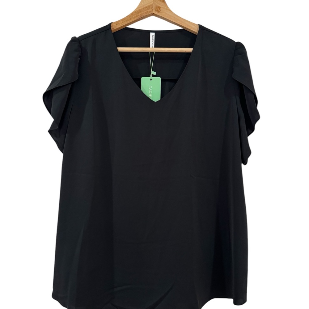 Elegant Black Women's Top